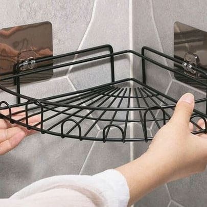Triangle Corner Shower Rack, Household Corner Stadium Organizer, Corner Shower Caddy Hanging, Metal Corner Bathroom Shelf Organizer Triangle Corner Shower Rack, Household Corner Stadium Organizer, Corner Shower Caddy Hanging, Metal Corner Bathroom Shelf Organizer